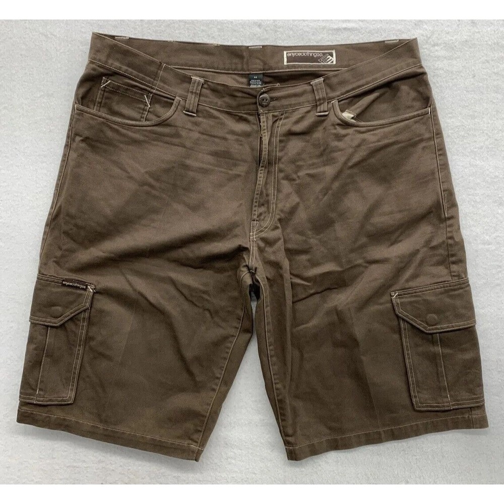 Enyce Clothing 100% Cotton Cargo Shorts Men’s Size 42 Brown Summer Time Party